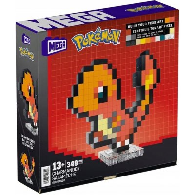 Mega Bloks Mega Pokémon Pixel art - Charmander – Sleviste.cz