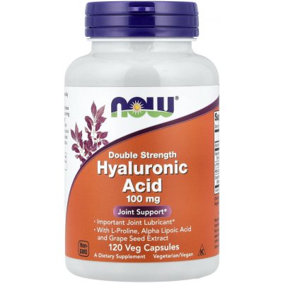 Now Foods Kyselina hyaluronová 100 mg 120 kapslí – Hledejceny.cz