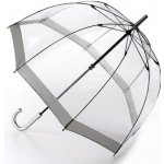 Fulton průhledný holový deštník Birdcage 1 SILVER L041 – Sleviste.cz