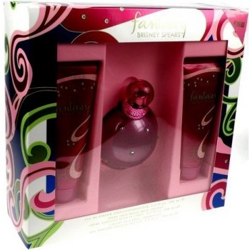 Britney Spears Fantasy EDP 100 ml + tělové mléko 100 ml + sprchový gel 100 ml dárková sada