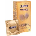 Durex Sensual Extra Lube 10 ks – Zboží Dáma
