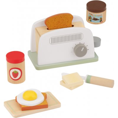 Lupilu Dřevěná sada nádobí a pomůcek do kuchyně (topinkovač) – Zbozi.Blesk.cz