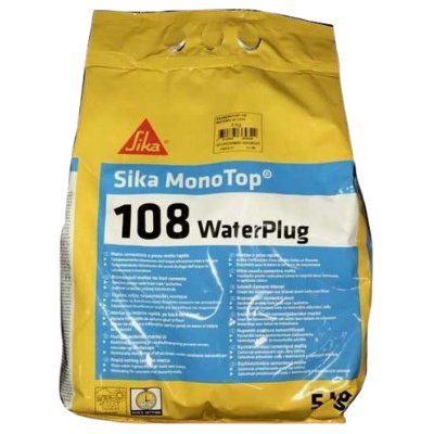 Sika MonoTop-108 WaterPlug, 5kg - blesková těsnicí malta pro zastavování průsaků – Hledejceny.cz