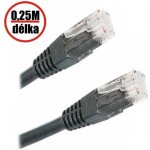 XtendLan PK-UTP5E-0025-BLK Patch, Cat5E, UTP, 0,25m, černý – Zboží Živě