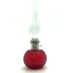 Petrolejová lampa Ema - Hobnail - Ananas - granát – Hledejceny.cz