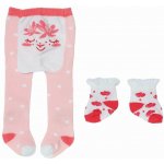 Zapf Creation Baby Annabell Punčocháče a ponožky 43 cm růžové/obláčky – Sleviste.cz