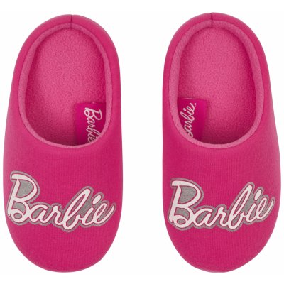 Barbie Dívčí domácí obuv růžová – Zboží Mobilmania