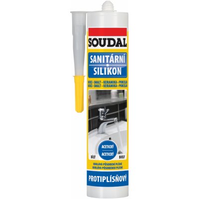 SOUDAL sanitární silikon 300g šedý