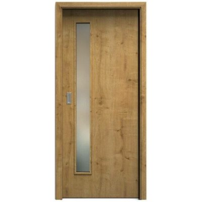 Sapeli Elegant Komfort M60 posuvné dub sukatý 70 x 210 cm Satináto bílé – Hledejceny.cz