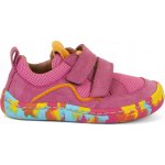 Froddo dívčí kožené polobotky pro široké nohy, růžové, na suchý zip BASE – Zboží Dáma