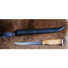 Arctic Legend Fillet filetovací pevný nůž s pouzdrem rukojeť bříza 16 cm