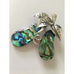 Fashion Jewelry brož perlet'ová 1-gh232 – Zboží Dáma