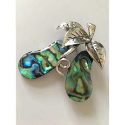 Fashion Jewelry brož perlet'ová 1-gh232 – Zboží Dáma