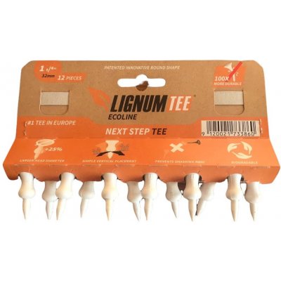 Lignum Tee Ecoline Next Step 32mm 12ks bílá – Zbozi.Blesk.cz