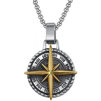 Impress Jewelry Přívěsek z chirurgické oceli Nordic Star Kompas 2207191653081969