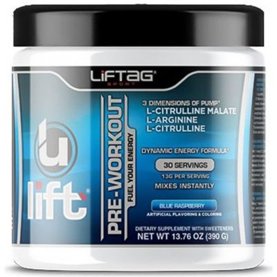 Liftag Sport U-Lift Pre-Workout, 390 g – Zboží Mobilmania