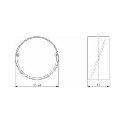 Europlast Větrací rozpěrka AV125, D125 mm – Hledejceny.cz