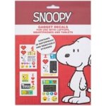 CurePink Samolepky na elektroniku Snoopy: Set 30 kusů (14 x 20 cm)