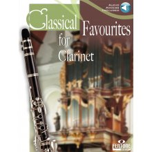 Classical Favourites for Clarinet + Audio Online / klarinet a klavír 10 skladeb