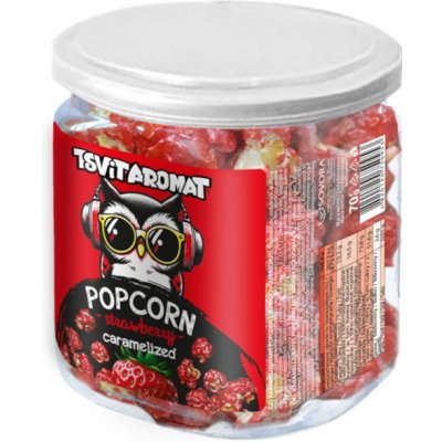 Popcorn Strawberry caramelized 70 g – Zboží Dáma