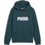 Puma Ess+ 2 Col Big Logo Hoodie FL B 58698708 Zelená – Zboží Mobilmania