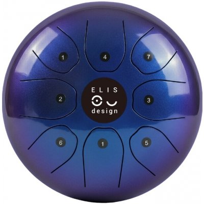 ELIS DESIGN Kovový bubínek Drumboo velký modrý – Zboží Mobilmania
