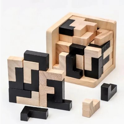 Puzzle World Hlavolam Kostka 3D IQ Puzzle – Zboží Dáma