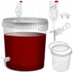 Fermentační nádoba 30L s víkem, kohoutkem, trubičkou a těsněním 62765 – Sleviste.cz