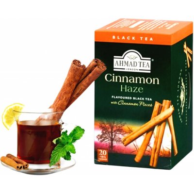 Ahmad Tea Černý čaj s příchutí Skořice 20 x 2 g – Zboží Mobilmania