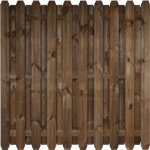 CERLAND Zástěna UGO, impreg. hnědá borovice, 180x180cm – Sleviste.cz