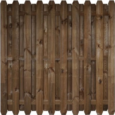 CERLAND Zástěna UGO, impreg. hnědá borovice, 180x180cm – Sleviste.cz