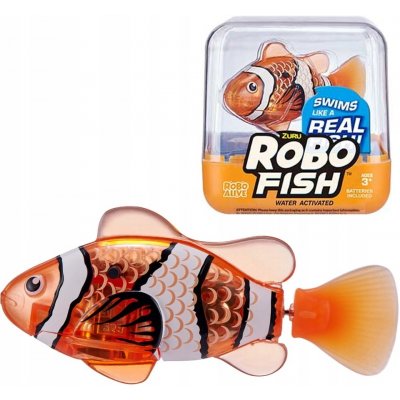 ZURU Robo Fish Rybka plovoucí rybka Oranžová – Zboží Dáma