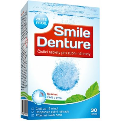 WP SMILE DENTURE čistící tablet na zubní náhrady 30 tablet – Zboží Dáma