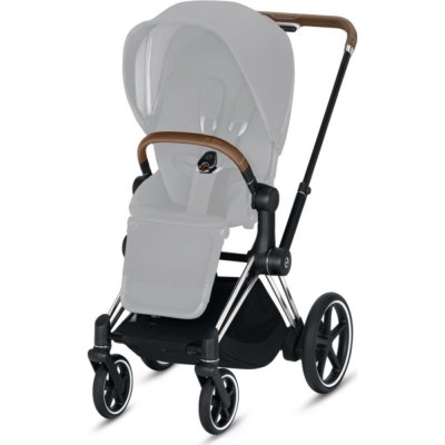 Cybex Podvozek ePriam Chrome Brown+Seat – Zboží Mobilmania