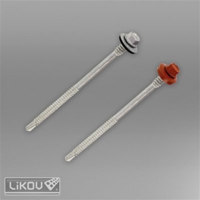 LIKOV Samovrtný vrut s podložkou EPDM typ WSW-6 pr. 5,5mm, délka 200mm – Hledejceny.cz