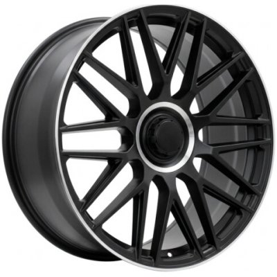 Racing Line Y0207 9x21 5x112 ET34 matt black polished lip | Zboží Auto