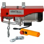 KRAFT&DELE KD1525 Elektrický lanový naviják 250/500kg 1000W jeřáb, kladkostroj – Sleviste.cz