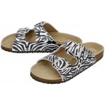 esmara dámské pantofle černá/bílá – Zboží Dáma