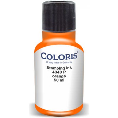 Coloris Razítková barva 4340 P na papír oranžová 50 g fluorescenční