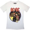 Dámské tričko s potiskem Ac/dc Ladies T-shirt Highway To Hell Circle small