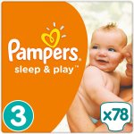 Pampers Sleep&Play 3 78 ks – Sleviste.cz