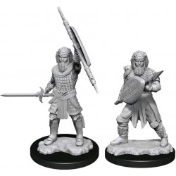 Wizkids D&D Nolzur's Marvelous Miniatures Unpainted Miniatures Human Fighter Male Case 6