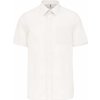Pánská Košile Kariban pánská košile s krátkým rukávem ESO bílá