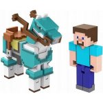 Mattel Minecraft dvojbalení STEVE A OBRNĚNÝ KŮŇ – Zboží Mobilmania