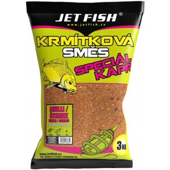 Jet Fish Krmítková směs Speciál Kapr 3kg Chilli/Česnek