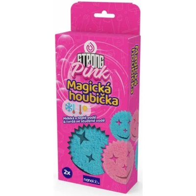 Nanolab Strong Pink Houbička magická na mytí a čištění 2 ks – Sleviste.cz