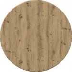 Omaxi 935892 Deska stolu dub artisan 40 x 40 x 1,5 cm Kompozitní dřevo – Zboží Mobilmania