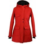 Shara Softshellový kabát s hladícími kapsami ve vsadce přední nošení zima červený – Zboží Dáma