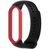 Řemínek k chytrému náramku Xiaomi Mi Band 5/6 náhradní náramek dvoubarevný Černo-červená MBSCZ-5D001