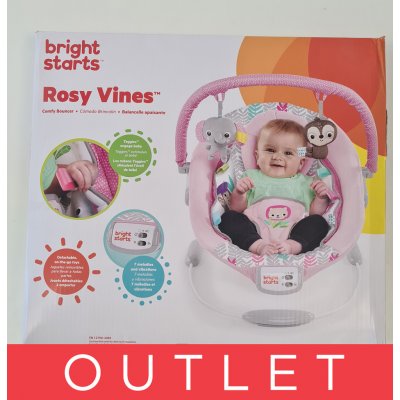 Bright Starts lehátko vibrující s melodií Rosy Vines – Zboží Mobilmania